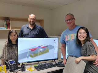 Portfolio | Sarah Myose — Art & Marketing Work Design review meeting with Farha Construction