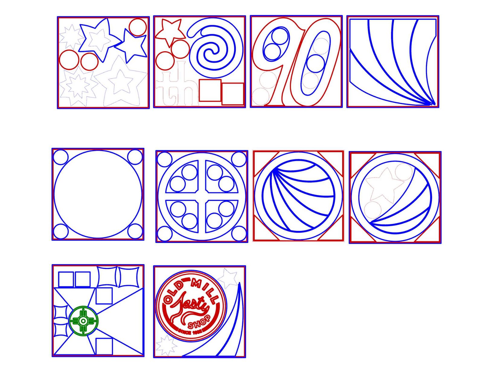 Portfolio | Sarah Myose — Art & Marketing Work Vector cutout design files for the Front Porch