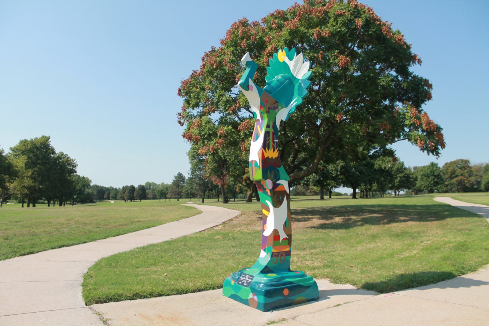 Sarah Myose | Digital Marketing Strategist & Artist Clapp Park Keeper of the Plains by Sarah Myose