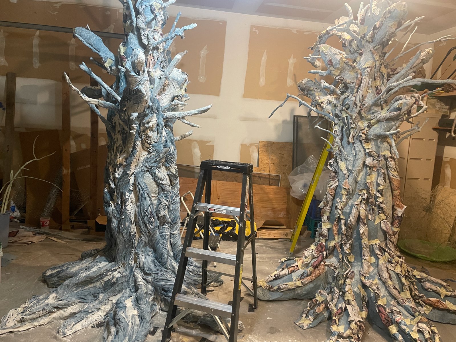 Portfolio | Sarah Myose — Art & Marketing Work The finished 8-foot Wish Trees ready for installation