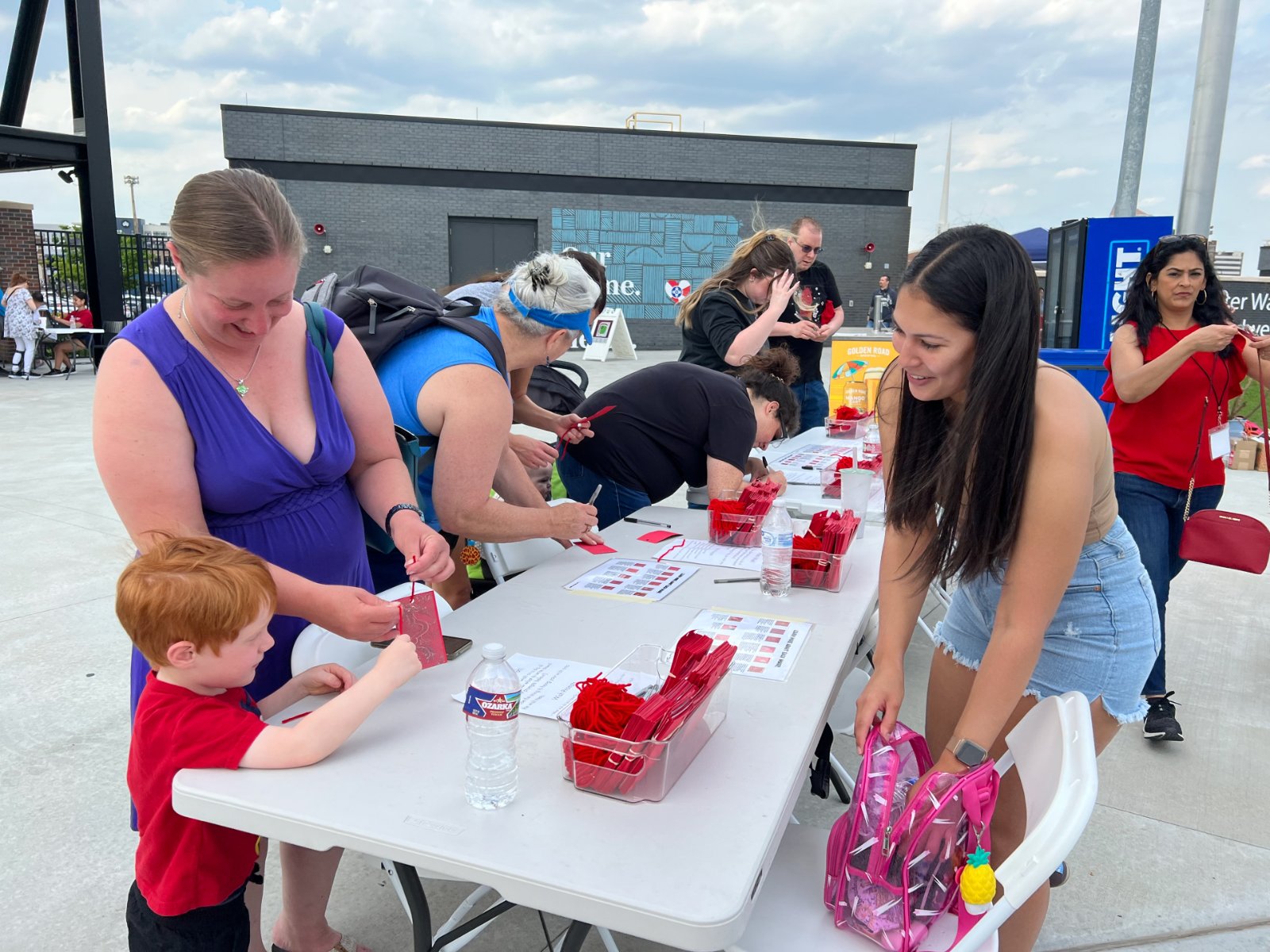 Portfolio | Sarah Myose — Art & Marketing Work Wish-making activity at the Wichita Asian Night Market