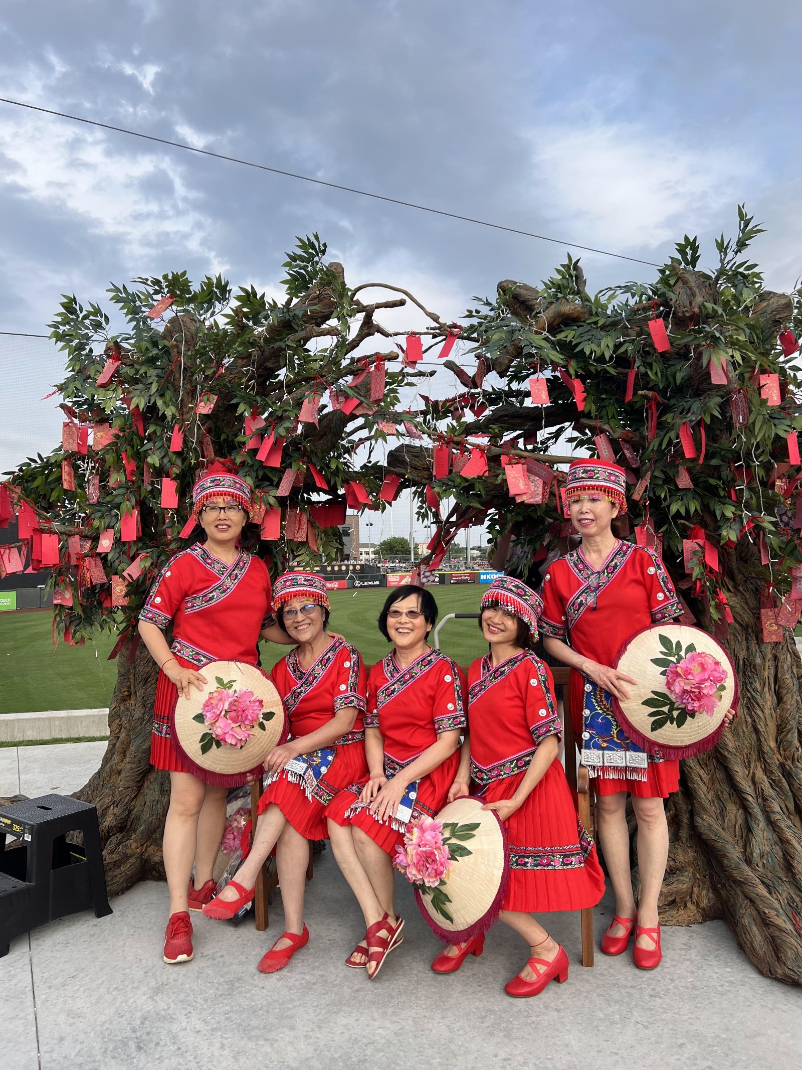 Portfolio | Sarah Myose — Art & Marketing Work Community gathering at the Wish Trees, Wichita Asian Night Market