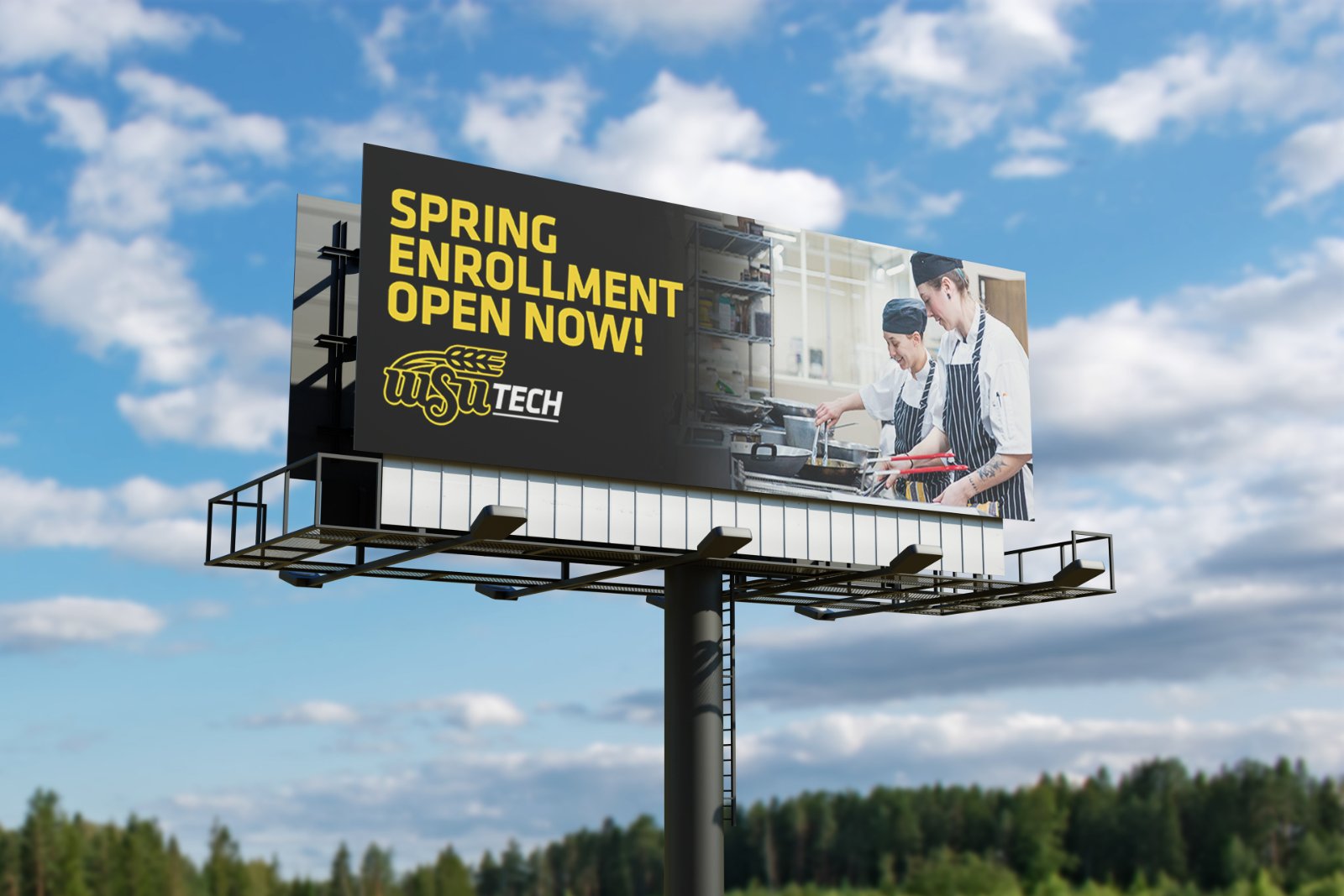 Spring Enrollment Billboards — Graphic Design & Branding by Sarah Myose